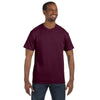 Hanes Unisex Maroon Authentic T-Shirt