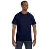 Hanes Men's Navy 6.1 oz. Tagless T-Shirt