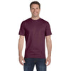 Hanes Men's Maroon 5.2 oz. ComfortSoft Cotton T-Shirt