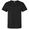 Hanes Unisex Black Essential-T Pocket T-Shirt