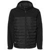 Dri Duck Men's Black Pinnacle Soft Shell Puffer Jacket