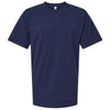 American Apparel Unisex Sueded Navy Sueded Cloud Jersey Tee