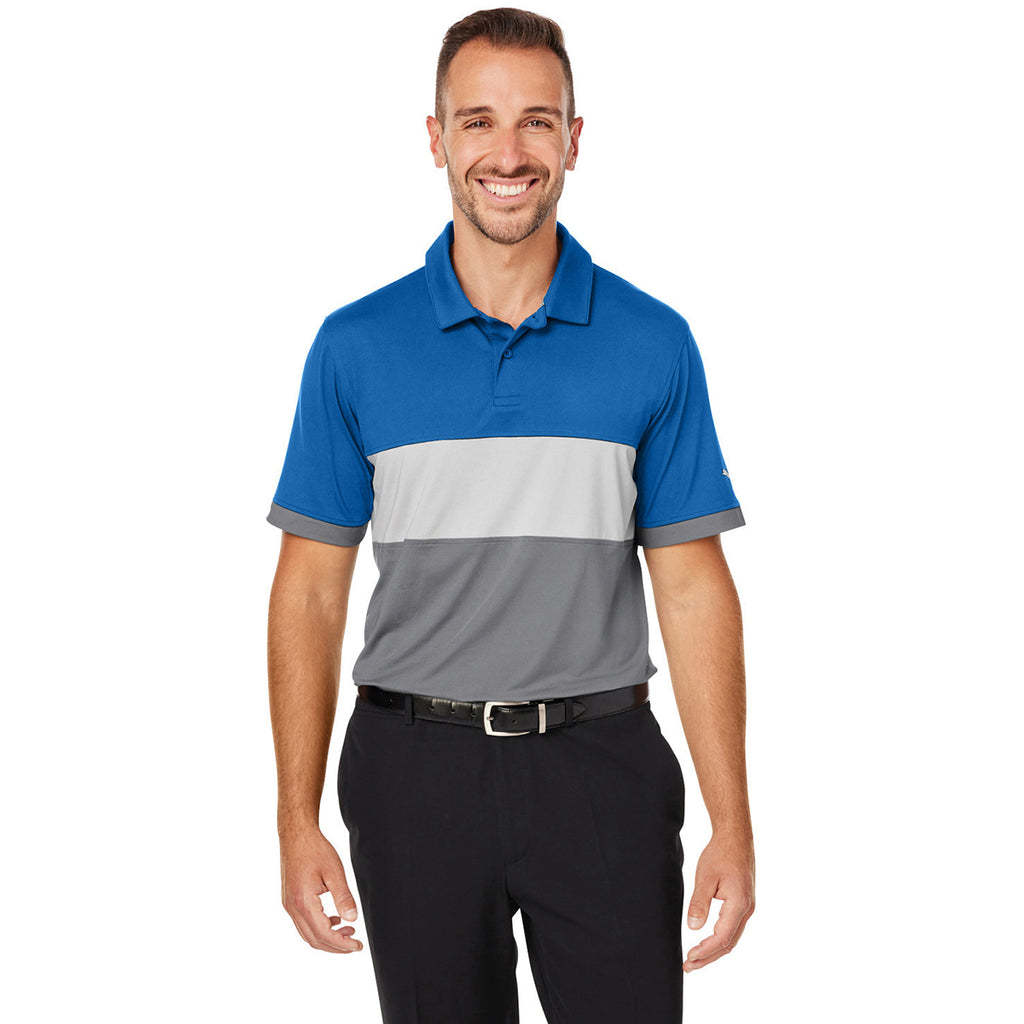 Puma Golf Men's Bright Cobalt/High Rise Cloudspun Highway Polo