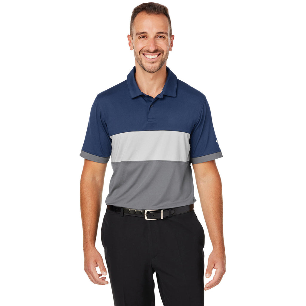 Puma Golf Men's Navy Blazer/Guiet Shade Cloudspun Highway Polo