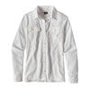 Patagonia Women's White Lightweight A/C Buttondown Shirt