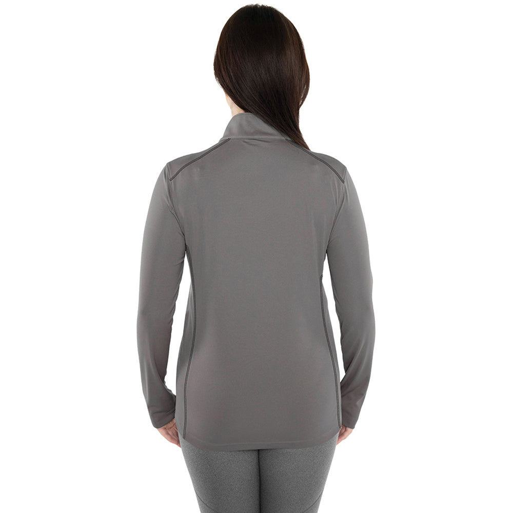 Charles River Women's Grey Horizon Quarter Zip Pullover