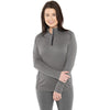 Charles River Women's Grey Horizon Quarter Zip Pullover