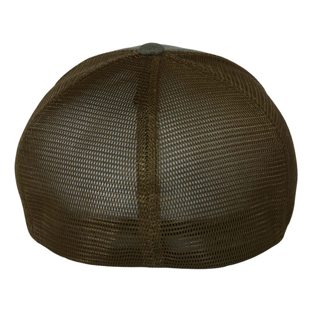 Flexfit Olive Unipanel Trucker Cap