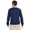 Jerzees Men's J Navy 8 Oz. Nublend Fleece Crew