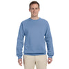 Jerzees Men's Light Blue 8 Oz. Nublend Fleece Crew