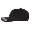 Yupoong Black Classic Wool Blend Cap