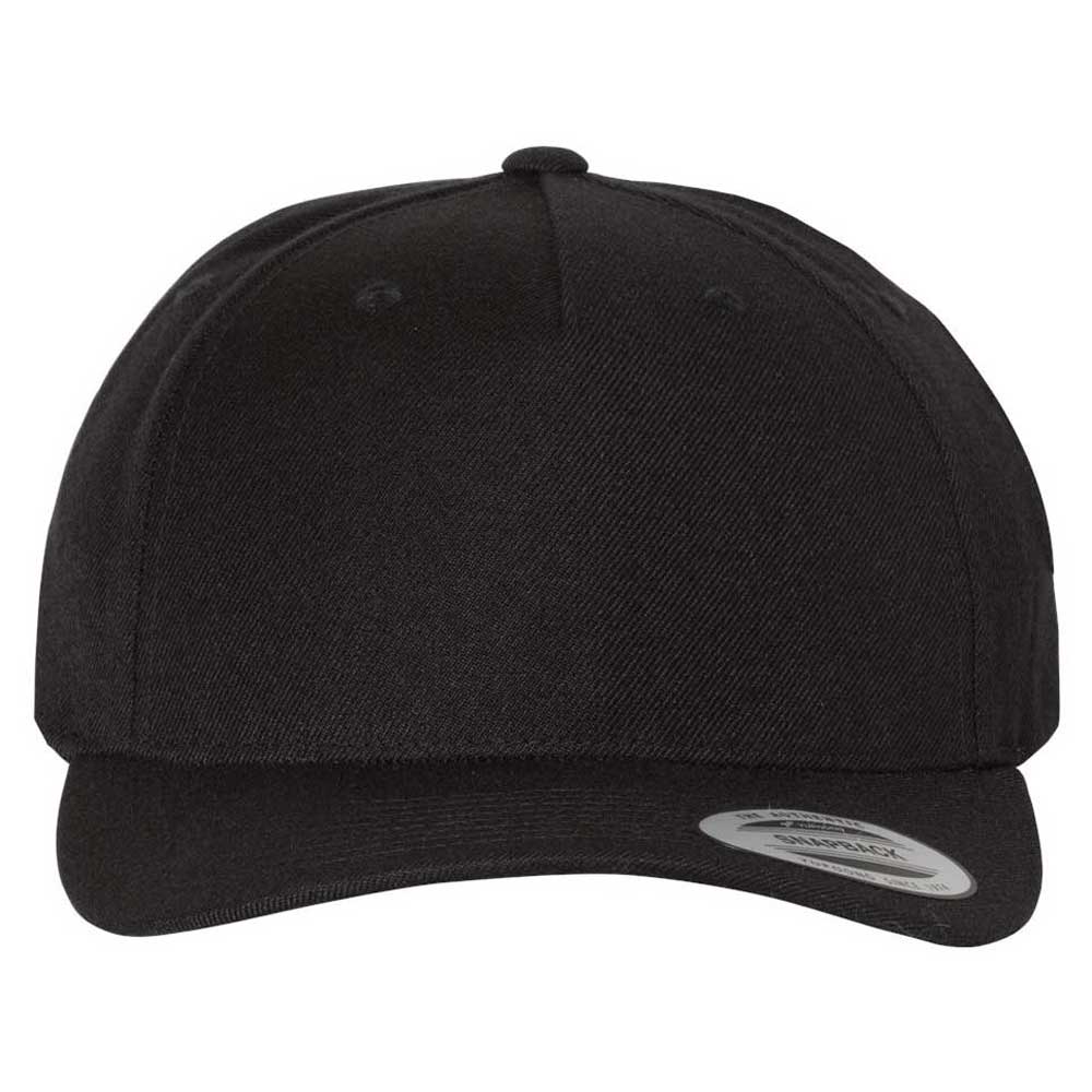 Yupoong Black Classic Wool Blend Cap