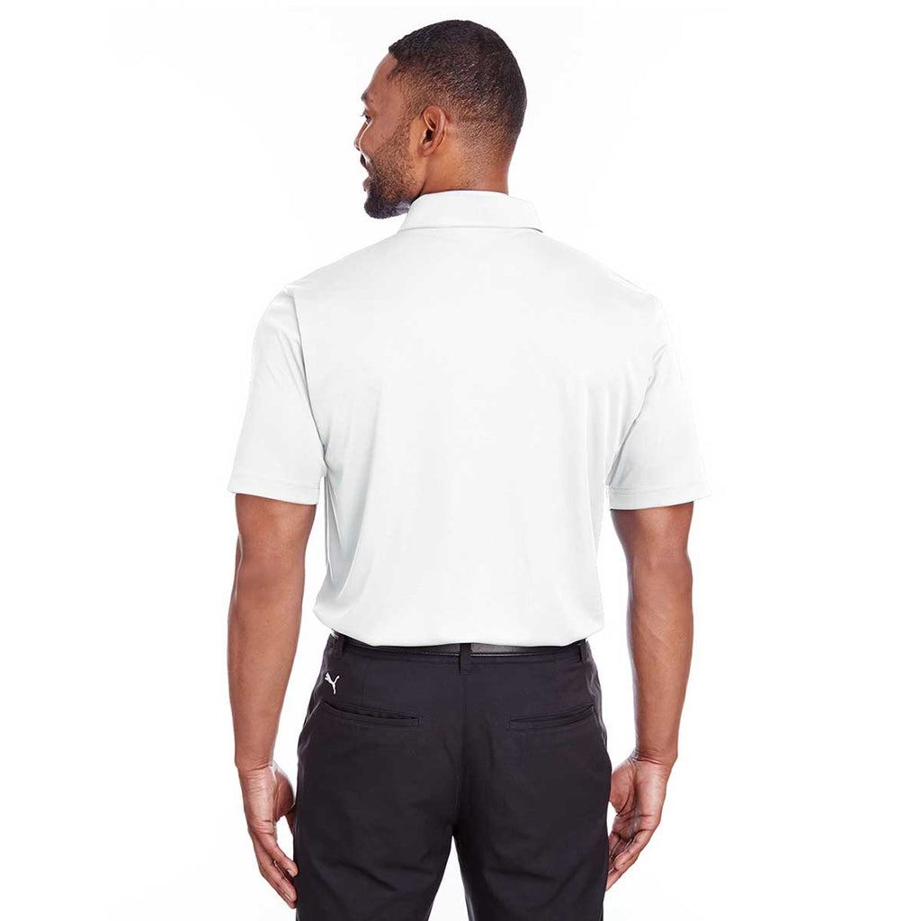 Puma Golf Men's Bright White Icon Golf Polo