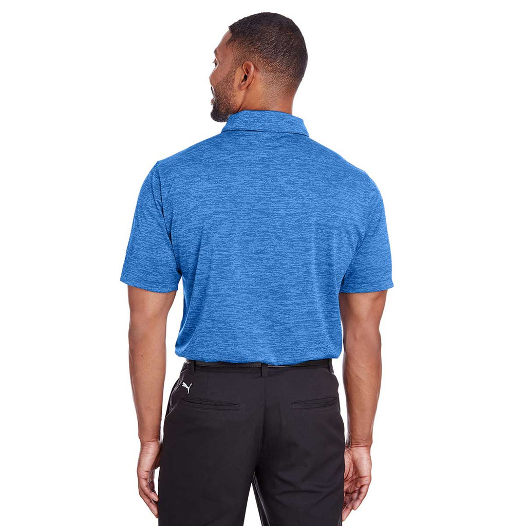 Puma Golf Men's Lapis Blue Icon Heather Polo