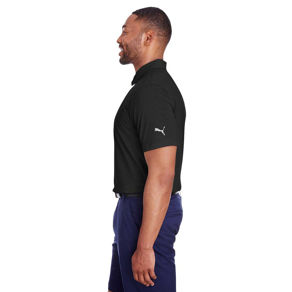 Puma Golf Men's Black Fusion Polo