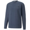 Puma Golf Men's Evening Sky Heather Cloudspun Golf Crewneck