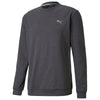 Puma Golf Men's Puma Black Heather Cloudspun Golf Crewneck