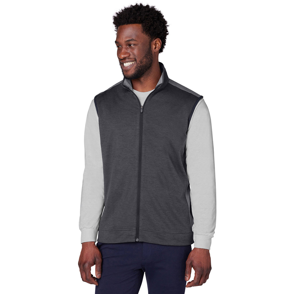 Puma Golf Men's Puma Black Heather/Quiet Shade T7 Cloudspun Vest