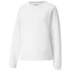 Puma Golf Women's Bright White Cloudspun Golf Crewneck