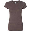 Next Level Women's Espresso Poly/Cotton Short-Sleeve Tee