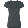 Next Level Women's Indigo Poly/Cotton Short-Sleeve Tee