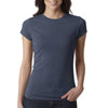 Next Level Women's Indigo Poly/Cotton Short-Sleeve Tee