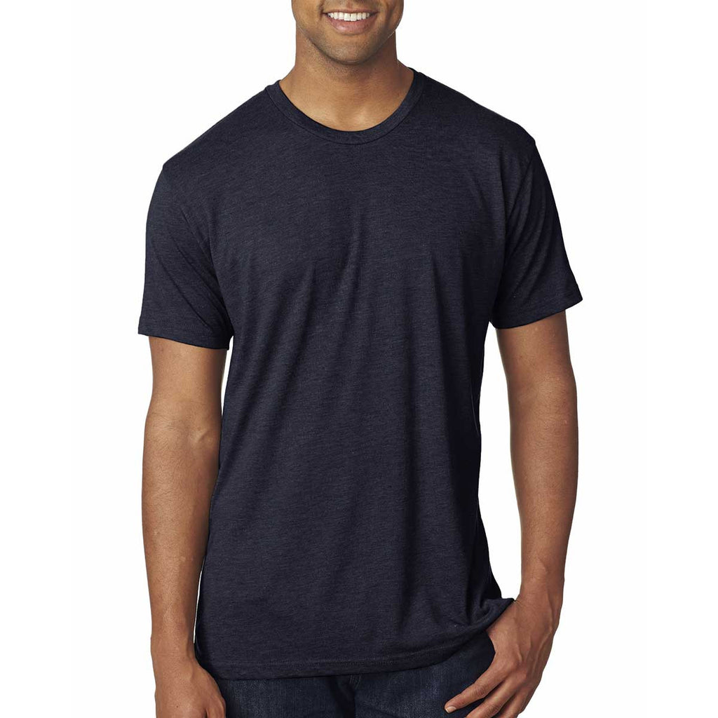 Next Level Men's Vintage Navy Triblend Crew Tee