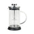 Gemline Black Barista Glass Coffee Press - 12 Oz.