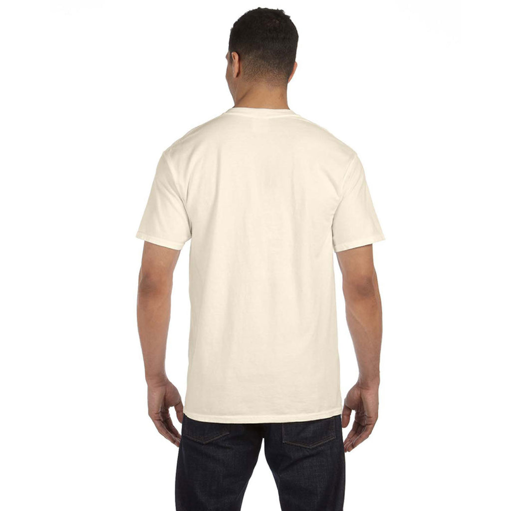 Comfort Colors Men's Ivory 6.1 oz. Pocket T-Shirt