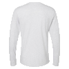 Next Level Men's Heather White Triblend Long-Sleeve Crew Tee