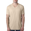 Next Level Men's Cream Premium CVC V-Neck Tee