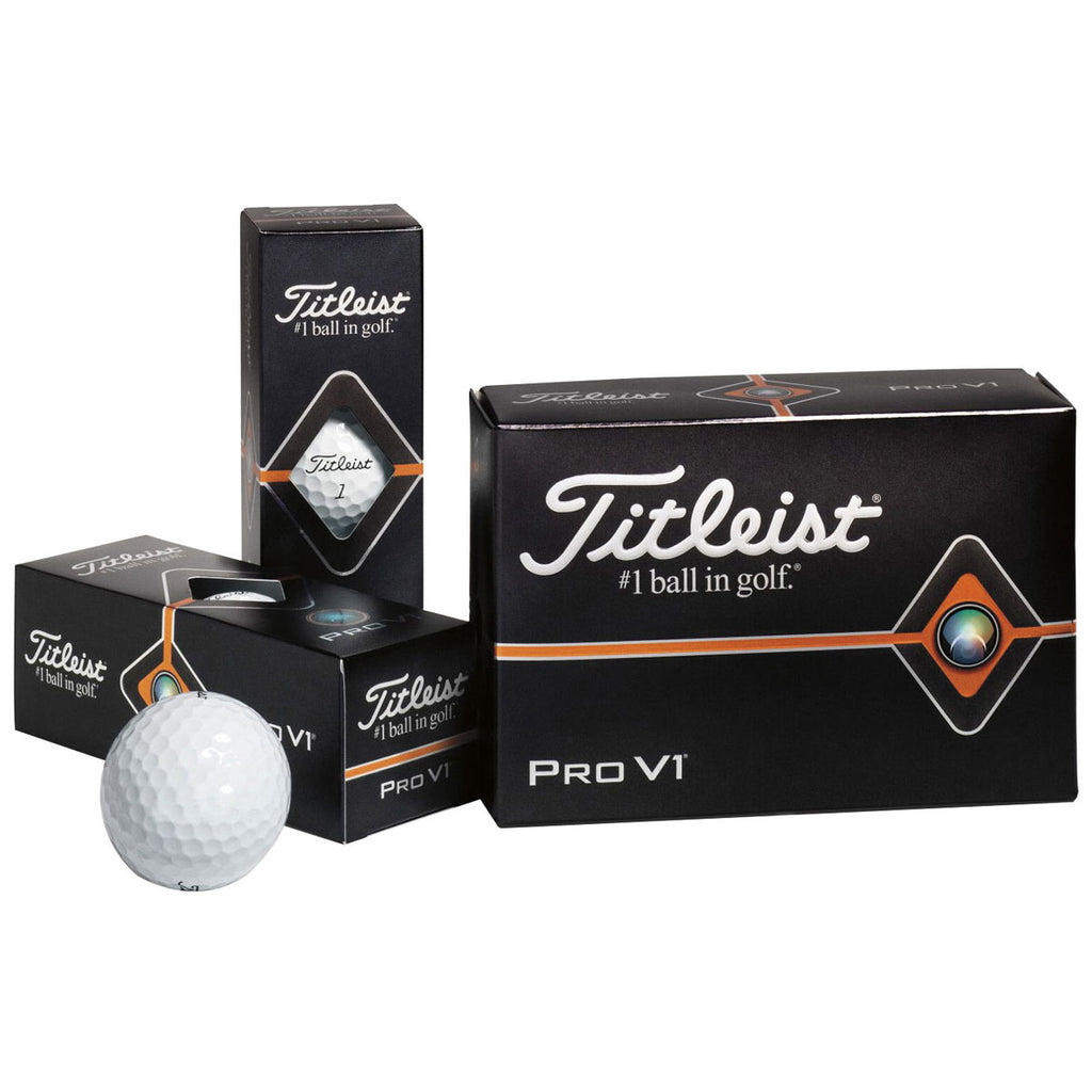 Titleist White Pro V1 Golf Balls Half Dozen