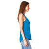 Next Level Women's Turquoise Gathered Racerback Tank