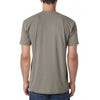 Next Level Men's Warm Grey Premium Fitted Sueded Crew