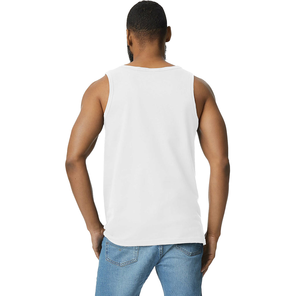 Gildan Men's White Softstyle Tank Top