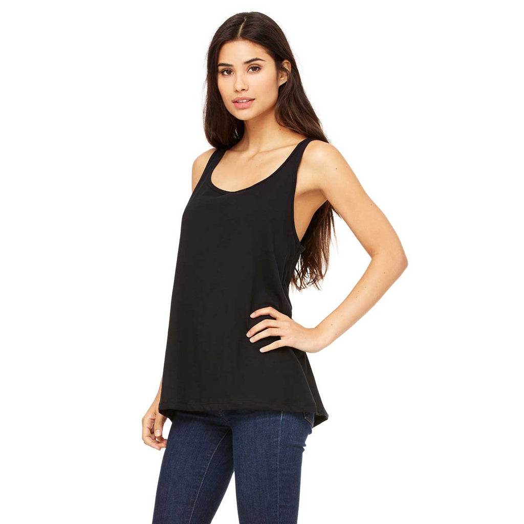 Bella + Canvas Women's Black Relaxed Jersey Tank