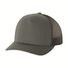 Yupoong Charcoal 5-Panel Retro Trucker Cap