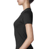 Next Level Women's Black CVC Crew Tee