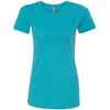 Next Level Women's Bondi Blue CVC Crew Tee