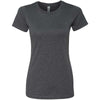 Next Level Women's Charcoal CVC Crew Tee