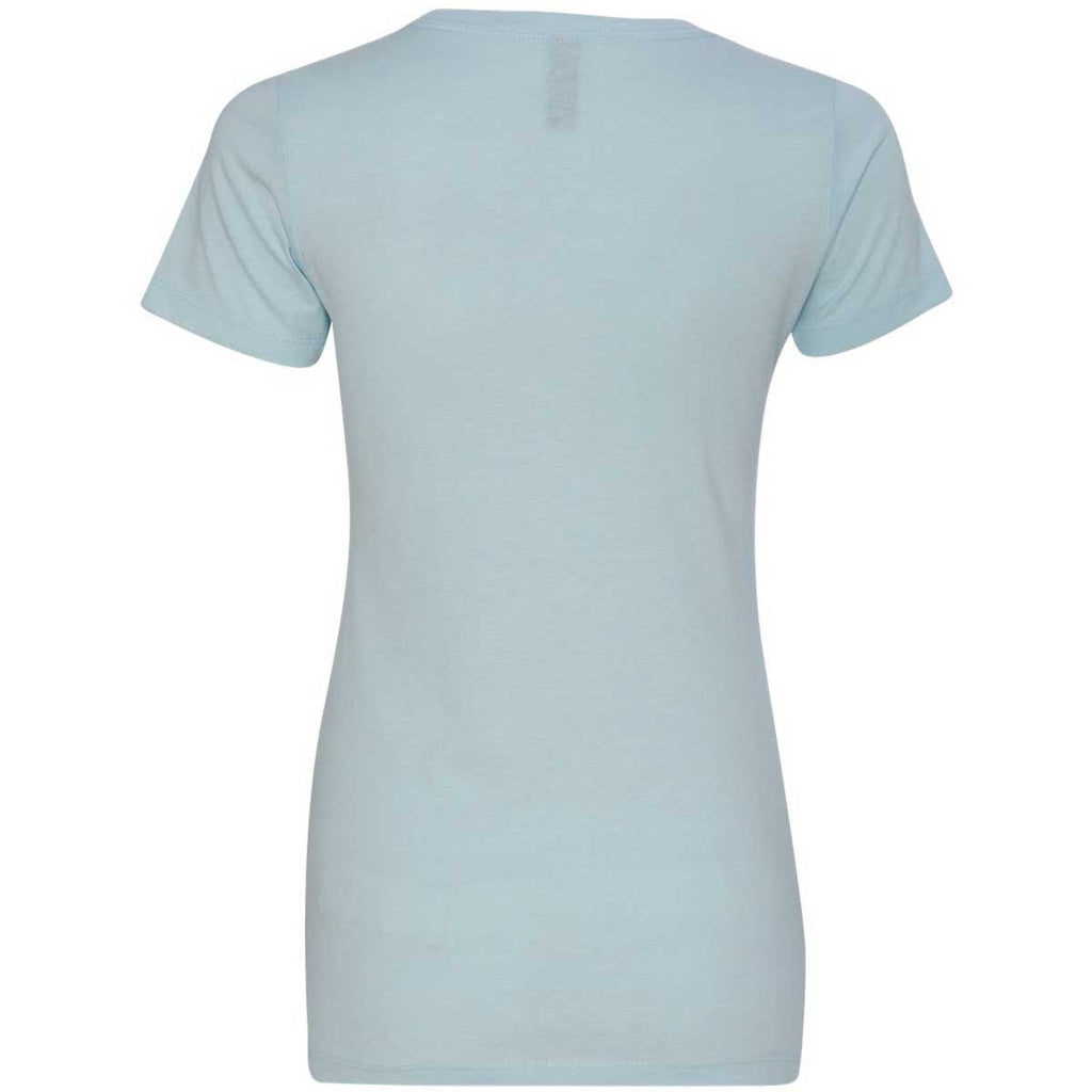 Next Level Women's Ice Blue CVC Crew Tee