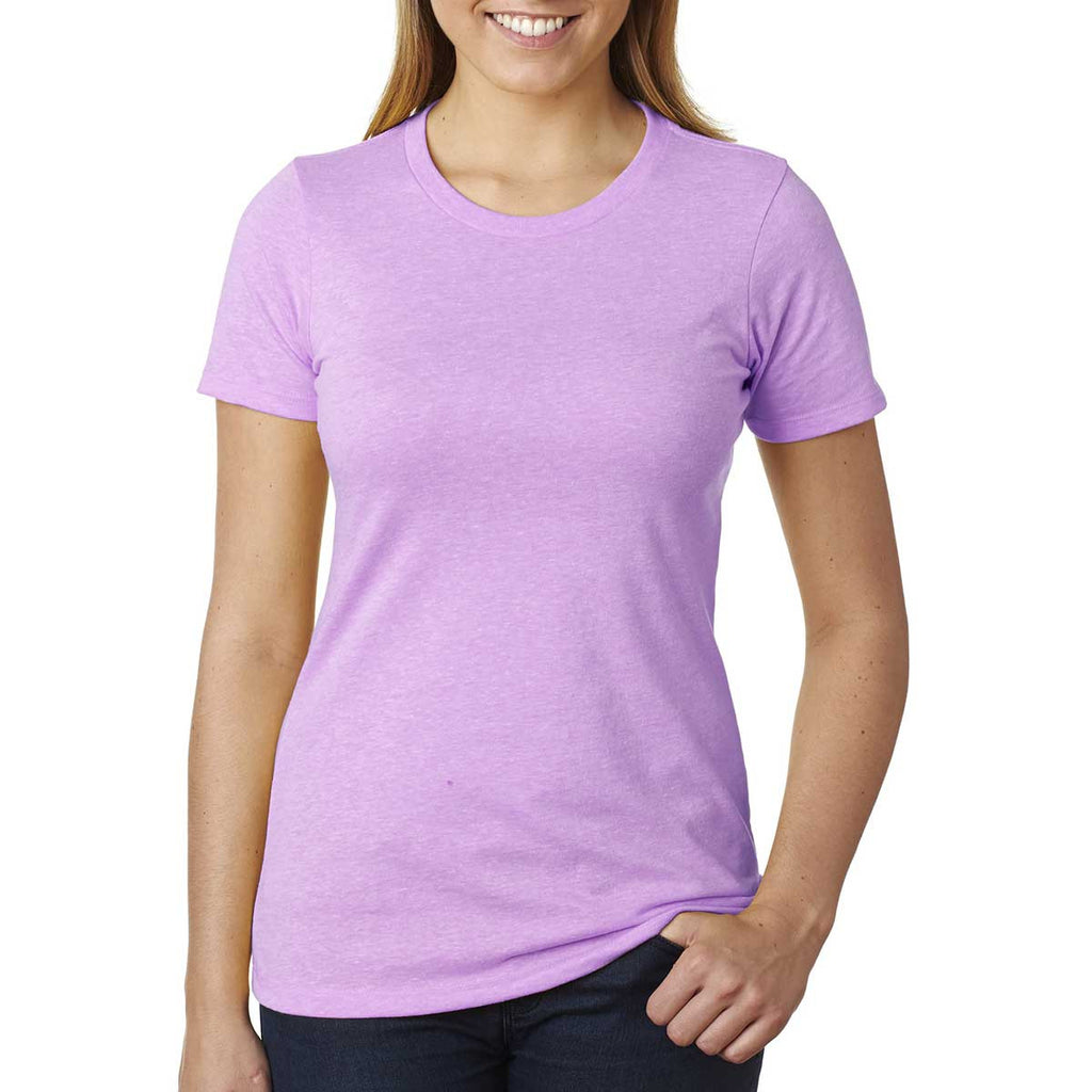 Next Level Women's Lilac CVC Crew Tee