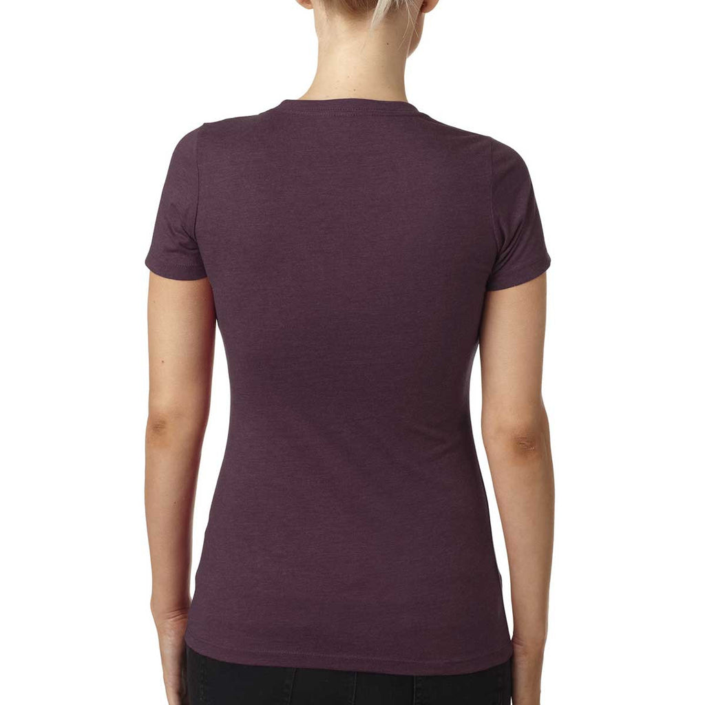 Next Level Women's Plum CVC Crew Tee