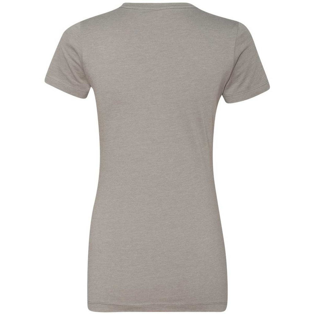 Next Level Women's Stone Grey CVC Crew Tee