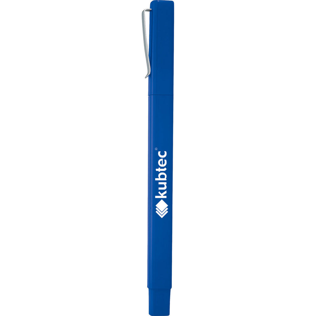 Leed's Blue Ambassador Square Ballpoint