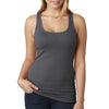 Next Level Women's Dark Grey Jersey Racerback Tank