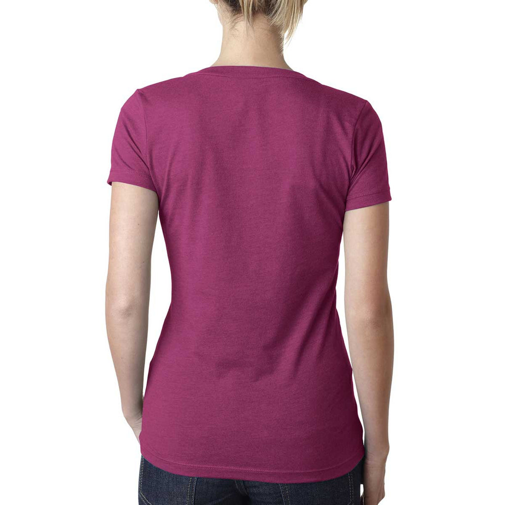 Next Level Women's Lush CVC Deep V Tee