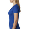 Next Level Women's Royal CVC Deep V Tee