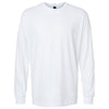 Gildan Men's White Softstyle CVC Long Sleeve T-Shirt