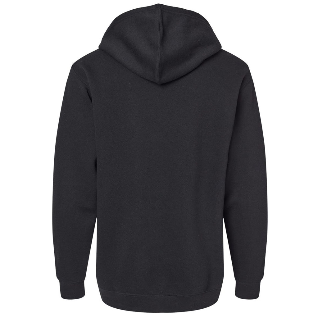 LAT Unisex Black Elevated FleeceBasic Hoodie